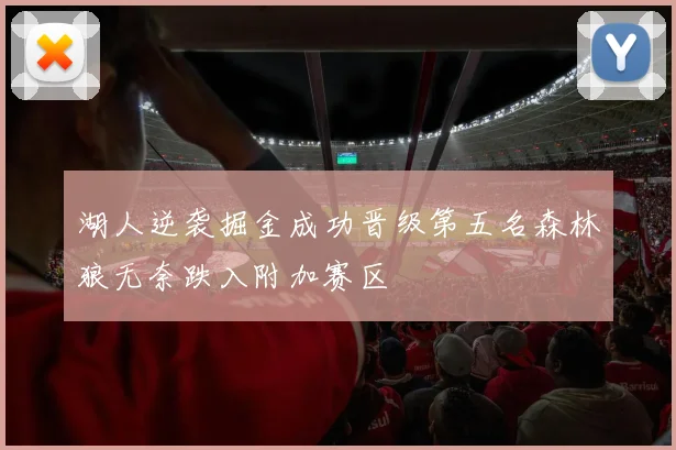 湖人逆袭掘金成功晋级第五名森林狼无奈跌入附加赛区